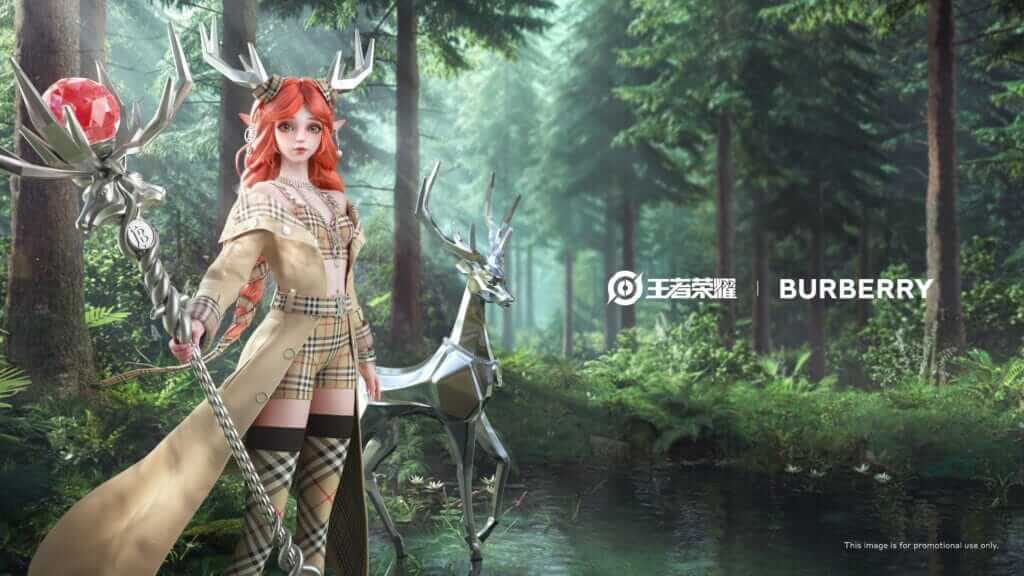 Burberry's Honor of Kings character skins
