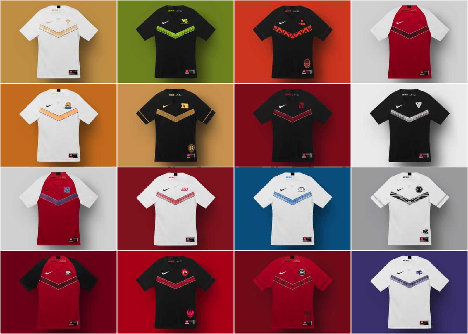 Nike's League exclusive of Legends jersey's